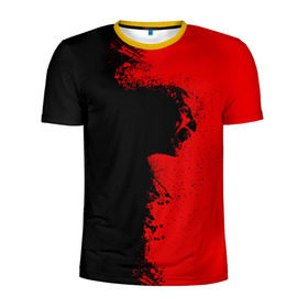 Мужская футболка 3D спортивная с принтом Blood Rage в Белгороде, 100% полиэстер с улучшенными характеристиками | приталенный силуэт, круглая горловина, широкие плечи, сужается к линии бедра | blood | dark | killer | monster | zombie | зомби | кровь | монстр | нечисть
