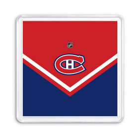 Магнит 55*55 с принтом Montreal Canadiens в Белгороде, Пластик | Размер: 65*65 мм; Размер печати: 55*55 мм | Тематика изображения на принте: america | canada | hockey | nhl | usa | америка | канада | канадиенс | лед | монреаль | нхл | сша | хоккей