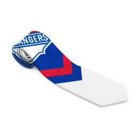 Галстук 3D с принтом New York Rangers в Белгороде, 100% полиэстер | Длина 148 см; Плотность 150-180 г/м2 | Тематика изображения на принте: america | canada | hockey | nhl | usa | америка | канада | лед | нхл | нью йорк | рейнджерс | сша | хоккей