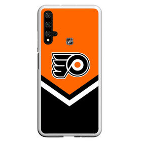 Чехол для Honor 20 с принтом Philadelphia Flyers в Белгороде, Силикон | Область печати: задняя сторона чехла, без боковых панелей | america | canada | hockey | nhl | usa | америка | канада | лед | нхл | сша | филадельфия | флайерз | хоккей