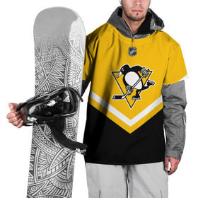 Накидка на куртку 3D с принтом Pittsburgh Penguins в Белгороде, 100% полиэстер |  | america | canada | hockey | nhl | usa | америка | канада | лед | нхл | пингвинз | питтсбург | сша | хоккей