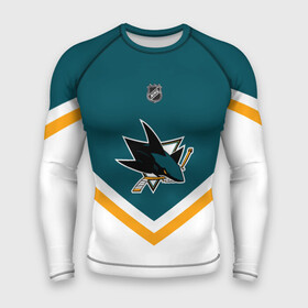 Мужской рашгард 3D с принтом San Jose Sharks в Белгороде,  |  | america | canada | hockey | nhl | usa | акула | америка | канада | лед | нхл | сан хосе | сша | хоккей | шаркс