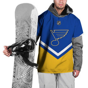 Накидка на куртку 3D с принтом St. Louis Blues в Белгороде, 100% полиэстер |  | Тематика изображения на принте: america | canada | hockey | nhl | usa | америка | блюз | канада | лед | нхл | сент луис | сша | хоккей