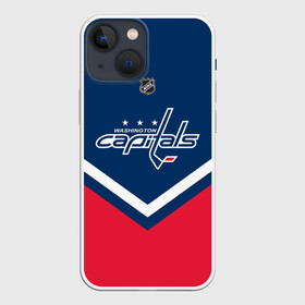 Чехол для iPhone 13 mini с принтом Washington Capitals в Белгороде,  |  | america | canada | hockey | nhl | usa | америка | вашингтон | канада | кэпиталз | лед | нхл | овечкин | сша | хоккей