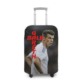 Чехол для чемодана 3D с принтом Гарет Бейл в Белгороде, 86% полиэфир, 14% спандекс | двустороннее нанесение принта, прорези для ручек и колес | cпорт | football | gareth bale | real madrid | гарет бейл | реал мадрид | футбол | футболист