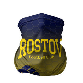 Бандана-труба 3D с принтом Rostov Football club в Белгороде, 100% полиэстер, ткань с особыми свойствами — Activecool | плотность 150‒180 г/м2; хорошо тянется, но сохраняет форму | Тематика изображения на принте: дону | на | ростов | ростов на дону