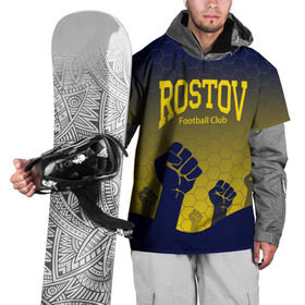 Накидка на куртку 3D с принтом Rostov Football club в Белгороде, 100% полиэстер |  | Тематика изображения на принте: дону | на | ростов | ростов на дону