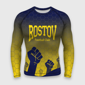 Мужской рашгард 3D с принтом Rostov Football club в Белгороде,  |  | Тематика изображения на принте: дону | на | ростов | ростов на дону