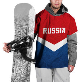 Накидка на куртку 3D с принтом Russia Team в Белгороде, 100% полиэстер |  | cup | football | russia | олипм | россия | русская | русский | футбол | хохлома