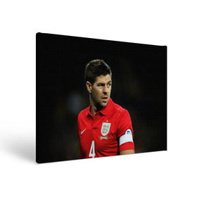 Холст прямоугольный с принтом Steven Gerrard в Белгороде, 100% ПВХ |  | england national team | premier league | steven gerrard | англия | ливерпуль | стивен джеррард | футбол