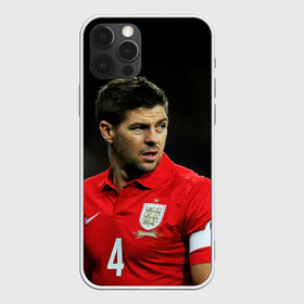 Чехол для iPhone 12 Pro с принтом Steven Gerrard в Белгороде, силикон | область печати: задняя сторона чехла, без боковых панелей | Тематика изображения на принте: england national team | premier league | steven gerrard | англия | ливерпуль | стивен джеррард | футбол