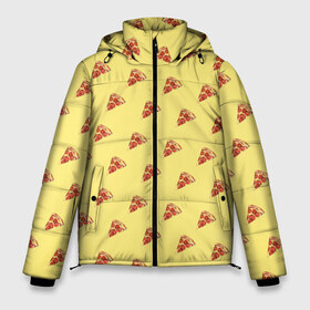 Мужская зимняя куртка 3D с принтом Рай пиццы в Белгороде, верх — 100% полиэстер; подкладка — 100% полиэстер; утеплитель — 100% полиэстер | длина ниже бедра, свободный силуэт Оверсайз. Есть воротник-стойка, отстегивающийся капюшон и ветрозащитная планка. 

Боковые карманы с листочкой на кнопках и внутренний карман на молнии. | food | pizza | грибы | еда | завтрак | колбаса | обед | пицца | помидор | ужин | фастфуд