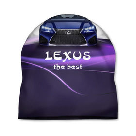 Шапка 3D с принтом Lexus the best в Белгороде, 100% полиэстер | универсальный размер, печать по всей поверхности изделия | lexus | авто | автомобиль | водитель | лексус | машина | тачка