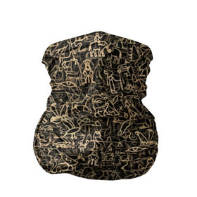 Бандана-труба 3D с принтом Египетские иероглифы в Белгороде, 100% полиэстер, ткань с особыми свойствами — Activecool | плотность 150‒180 г/м2; хорошо тянется, но сохраняет форму | африка | древний | египет | знак | история | паттерн | письменность | символ | текстура