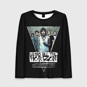 Женский лонгслив 3D с принтом Bring Me The Horizon в Белгороде, 100% полиэстер | длинные рукава, круглый вырез горловины, полуприлегающий силуэт | bmth | bring me | bring me the horizon | bring me the horizont | doomed | бринг ми | бринг ми зе | бринг ми зе хоризон