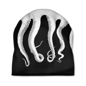 Шапка 3D с принтом Octopus в Белгороде, 100% полиэстер | универсальный размер, печать по всей поверхности изделия | octopus