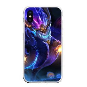 Чехол для iPhone XS Max матовый с принтом Dragon в Белгороде, Силикон | Область печати: задняя сторона чехла, без боковых панелей | aurelion sol | league of legends | аурелион сол | лига легенд