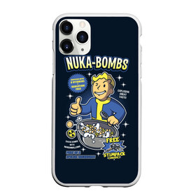 Чехол для iPhone 11 Pro Max матовый с принтом Nuka Bombs в Белгороде, Силикон |  | atom | bomb | boy | fallout | radioactive | vault | wasteland | атом | бой | бомба | волт | мальчик | радиация | фоллаут | ядерная