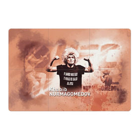 Магнитный плакат 3Х2 с принтом Хабиб Нурмагомедов в Белгороде, Полимерный материал с магнитным слоем | 6 деталей размером 9*9 см | Тематика изображения на принте: ufc | хабиб нурмагомедов