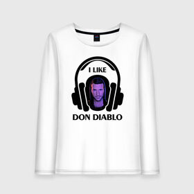 Женский лонгслив хлопок с принтом I like Don Diablo в Белгороде, 100% хлопок |  | Тематика изображения на принте: beatport | club | dj | don diablo | edm | electro | house | musical freedom | production | radio | retro style | spinnin | techno | top | trance | клуб | радио | трещины | царапины