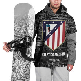 Накидка на куртку 3D с принтом Атлетико Мадрид в Белгороде, 100% полиэстер |  | atletico madrid | club | football | spanish | атлетико мадрид | испанский | клуб | футбольный