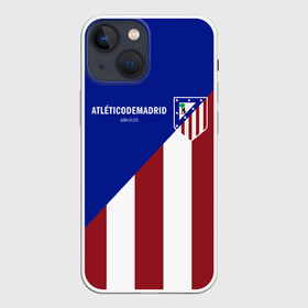 Чехол для iPhone 13 mini с принтом Атлетико Мадрид в Белгороде,  |  | atletico madrid | club | football | spanish | атлетико мадрид | испанский | клуб | футбольный