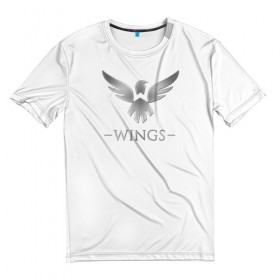 Мужская футболка 3D с принтом Wings Gaming в Белгороде, 100% полиэфир | прямой крой, круглый вырез горловины, длина до линии бедер | Тематика изображения на принте: dota 2 | wings | wings gaming