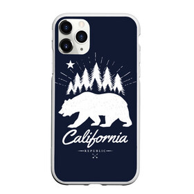 Чехол для iPhone 11 Pro матовый с принтом California Republic в Белгороде, Силикон |  | america | bear | california | united states | usa | америка | калифорния | медведь | сша | штаты