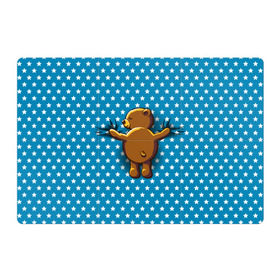 Магнитный плакат 3Х2 с принтом Медвежьи объятия в Белгороде, Полимерный материал с магнитным слоем | 6 деталей размером 9*9 см | bear | beast | kid | love | teddy | toy | звезды | зверь | игрушка | любовь | медведь | мишка