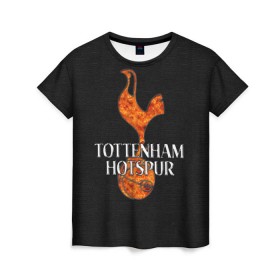 Женская футболка 3D с принтом Тоттенхэм Хотспур в Белгороде, 100% полиэфир ( синтетическое хлопкоподобное полотно) | прямой крой, круглый вырез горловины, длина до линии бедер | club | english | football | tottenham hotspur | английский | клуб | лондон | тоттенхэм хотспур | футбольный