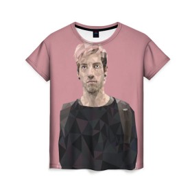 Женская футболка 3D с принтом Джош Дан в Белгороде, 100% полиэфир ( синтетическое хлопкоподобное полотно) | прямой крой, круглый вырез горловины, длина до линии бедер | dun | josh | one | pilots. | twenty | дан | джош