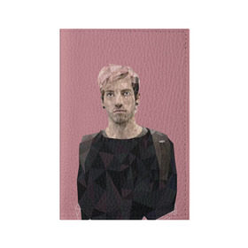 Обложка для паспорта матовая кожа с принтом Джош Дан в Белгороде, натуральная матовая кожа | размер 19,3 х 13,7 см; прозрачные пластиковые крепления | dun | josh | one | pilots. | twenty | дан | джош
