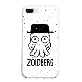 Чехол для iPhone 7Plus/8 Plus матовый с принтом Zoidberg в Белгороде, Силикон | Область печати: задняя сторона чехла, без боковых панелей | breaking bad | futurama | heisenberg | hermes | zoidberg | во все тяжкие | зойдберг | робот | футурама | хайзенберг