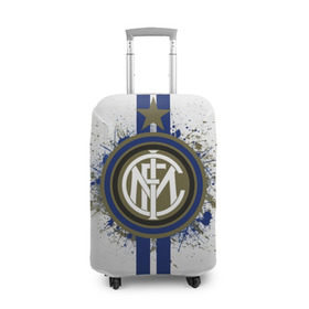 Чехол для чемодана 3D с принтом Internazionale в Белгороде, 86% полиэфир, 14% спандекс | двустороннее нанесение принта, прорези для ручек и колес | forza | inter | internazionale | интер | италия | милан | футбол | футболист