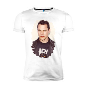 Мужская футболка премиум с принтом Tiesto в Белгороде, 92% хлопок, 8% лайкра | приталенный силуэт, круглый вырез ворота, длина до линии бедра, короткий рукав | 