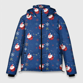 Мужская зимняя куртка 3D с принтом Рождество в Белгороде, верх — 100% полиэстер; подкладка — 100% полиэстер; утеплитель — 100% полиэстер | длина ниже бедра, свободный силуэт Оверсайз. Есть воротник-стойка, отстегивающийся капюшон и ветрозащитная планка. 

Боковые карманы с листочкой на кнопках и внутренний карман на молнии. | gifts | happy new year 2017 santa claus | santa | snow | snowman | winter | дед мороз | зима | подарки | с новым годом 2017 | санта | снег | снеговик