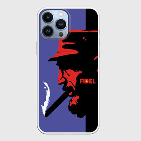 Чехол для iPhone 13 Pro Max с принтом Fidel в Белгороде,  |  | Тематика изображения на принте: castro | che | fidel | guevara | гевара | кастро | фидель | че
