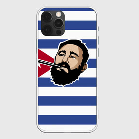Чехол для iPhone 12 Pro с принтом Fidel Castro в Белгороде, силикон | область печати: задняя сторона чехла, без боковых панелей | Тематика изображения на принте: castro | che | fidel | guevara | гевара | кастро | фидель | че