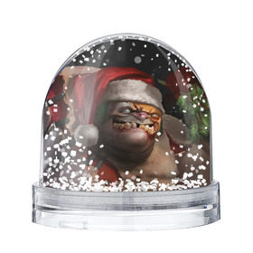 Снежный шар с принтом Пудж в Белгороде, Пластик | Изображение внутри шара печатается на глянцевой фотобумаге с двух сторон | christmas | dota | dota 2 | new year | pudge | дота | новый год | пудж | рождество