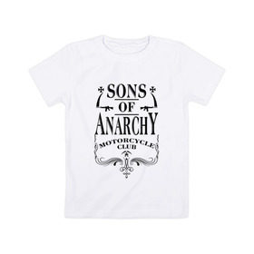 Детская футболка хлопок с принтом Сыны Анархии Whiskey в Белгороде, 100% хлопок | круглый вырез горловины, полуприлегающий силуэт, длина до линии бедер | sons of anarchy | джекс | мотоциклы | сериал | сыны анархии