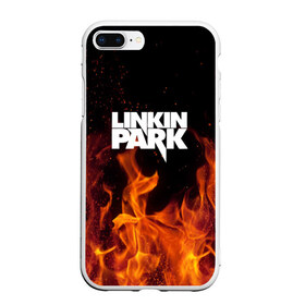 Чехол для iPhone 7Plus/8 Plus матовый с принтом Linkin park в Белгороде, Силикон | Область печати: задняя сторона чехла, без боковых панелей | rok | линкин | музыка | парк | рок