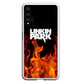 Чехол для Honor 20 с принтом Linkin park в Белгороде, Силикон | Область печати: задняя сторона чехла, без боковых панелей | rok | линкин | музыка | парк | рок