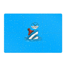 Магнитный плакат 3Х2 с принтом Акула хоккейный фанат в Белгороде, Полимерный материал с магнитным слоем | 6 деталей размером 9*9 см | Тематика изображения на принте: fan | fish | hochey | ocean | predator | sea | shark | water | акула | вода | игра | лед | море | океан | рыба | фанат | хищник | хоккей | шайба