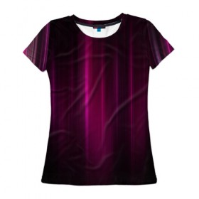 Женская футболка 3D с принтом Абстракция в Белгороде, 100% полиэфир ( синтетическое хлопкоподобное полотно) | прямой крой, круглый вырез горловины, длина до линии бедер | абстракция | мода | стиль | шелк
