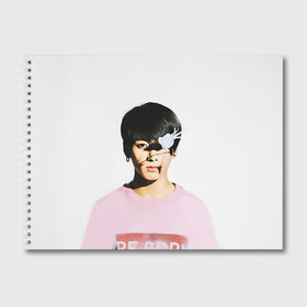 Альбом для рисования с принтом Jungkook в Белгороде, 100% бумага
 | матовая бумага, плотность 200 мг. | bangtan | bangtan boys | bts | bulletproof boy scouts | k pop | kpop | ви | вишня | джей хоуп | джин | к поп | корейская попса | кпоп | рэп монстр | чимин | чонг | шуга