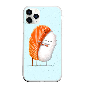Чехол для iPhone 11 Pro матовый с принтом Суши друзья в Белгороде, Силикон |  | china | eat | fish | food | japan | sushi | лосось | прикол | рис | ролл | рыба | суши