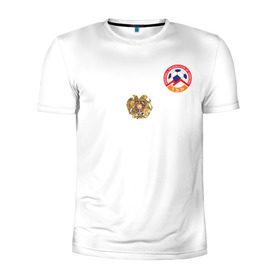 Мужская футболка 3D спортивная с принтом Сборная Армении в Белгороде, 100% полиэстер с улучшенными характеристиками | приталенный силуэт, круглая горловина, широкие плечи, сужается к линии бедра | armenia | армения | футбол