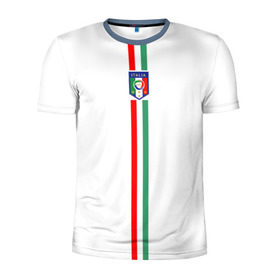 Мужская футболка 3D спортивная с принтом Сборная Италии в Белгороде, 100% полиэстер с улучшенными характеристиками | приталенный силуэт, круглая горловина, широкие плечи, сужается к линии бедра | italy | италия