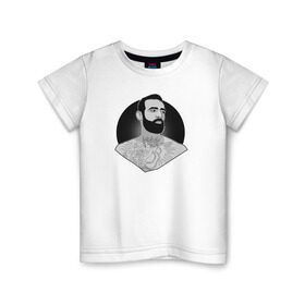 Детская футболка хлопок с принтом mcgregor в Белгороде, 100% хлопок | круглый вырез горловины, полуприлегающий силуэт, длина до линии бедер | connor | conor | mcgregor | mma | ufc | коннор | конор | мма