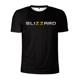 Мужская футболка 3D спортивная с принтом Blizzard не такой в Белгороде, 100% полиэстер с улучшенными характеристиками | приталенный силуэт, круглая горловина, широкие плечи, сужается к линии бедра | Тематика изображения на принте: 